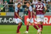 MECZ 1. KOLEJKA GRUPA E LIGA KONFERENCJI EUROPY SEZON 2023/24 --- UEFA EUROPA CONFERENCE LEAGUE GROUP E MATCH IN WARSAW: LEGIA WARSZAWA - ASTON VILLA FC LUCAS DIGNE  RADOSC
