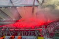 PKO EKSTRAKLASA  LEGIA WARSZAWA - WIDZEW LODZ KIBICE WIDZEWA  RACOWISKO