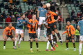 PIERWSZY MECZ 1/8 FINALU LIGA EUROPY SEZON 2022/23: SZACHTAR DONIECK - FEYENOORD ROTTERDAM 1:1 --- FIRST LEG UEFA EUROPA LEAGUE 1/8 FINAL MATCH IN WARSAW: SHAKHTAR DONETSK - FEYENOORD ROTTERDAM 1:1 IGOR PAIXAO  KEVIN KELSY