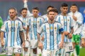 Leo Messi Cristian Romero Alexis Mac Alister