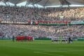 PKO EKSTRAKLASA  LEGIA WARSZAWA - GORNIK ZABRZE MINUTA CISZY PAMIECI KIBICA LEGII