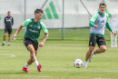 Sergio Barcia Pierwszy trening z nowym trenerem