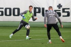 TRENING PILKARZY LEGII  LEGIA WARSAW PLAYERS TRAINING KACPER KOSTORZ