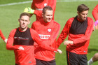 TRENING REPREZENTACJI POLSKI --- POLAND FOOTBALL NATIONAL TEAM TRAINING IN WARSAW MACIEJ RYBUS  ARTUR JEDRZEJCZYK  BARTOSZ BERESZYNSKI