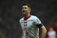Polska - Litwa  Robert Lewandowski