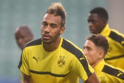 LIGA MISTRZOW KONFERENCJA PRASOWA LEGIA WARSZAWA BORUSSIA DORTMUND PIERRE-EMERICK AUBAMEYANG