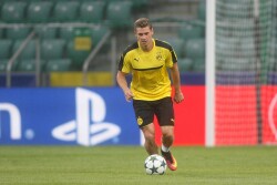 LIGA MISTRZOW KONFERENCJA PRASOWA LEGIA WARSZAWA BORUSSIA DORTMUND LUKASZ PISZCZEK