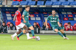MECZ 6. KOLEJKA PKO EKSTRAKLASA SEZON 2021/22 --- POLISH FOOTBALL TOP LEAGUE MATCH IN CRACOW: WISLA KRAKOW - LEGIA WARSZAWA YAW YEBOAH  YURI RIBEIRO