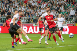 PKO EKSTRAKLASA  LEGIA WARSZAWA - GORNIK ZABRZE PAWEL WSZOLEK  ERIK JANZA