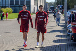Jakub Piotrowski Bartosz Kapustka Reprezentacja Polski trenuje na Legii przed meczem z Portugalią