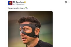Maska Robert Lewandowski