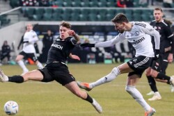 PKO EKSTRAKLASA  19. KOLEJKA  LEGIA WARSZAWA - CRACOVIA  WARSAW KAROL KNAP  FILIP MLADENOVIC