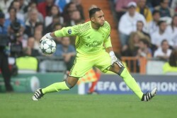 LIGA MISTRZOW REAL MADRYT - LEGIA WARSZAWA CHAMPIONS LEAGUE REAL MADRID - LEGIA WARSAW KEYLOR NAVAS