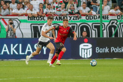 PKO EKSTRAKLASA  LEGIA WARSZAWA - GORNIK ZABRZE MARC GUAL  RAFAL JANICKI
