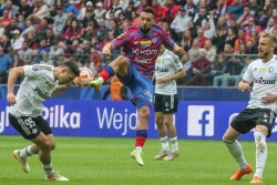 FINALOWY MECZ FORTUNA PUCHAR POLSKI SEZON 2022/23 --- FINAL OF POLISH CUP FOOTBALL MATCH IN WARSAW: LEGIA WARSZAWA - RAKOW CZESTOCHOWA BARTOSZ SLISZ  IVI LOPEZ  RAFAL AUGUSTYNIAK