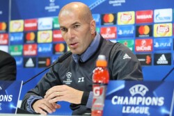 KONFERNCJA PRASOWA REAL MADRYT REAL MADRID PRESS CONFERENCE ZINEDINE ZIDANE