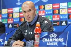 KONFERNCJA PRASOWA REAL MADRYT REAL MADRID PRESS CONFERENCE ZINEDINE ZIDANE