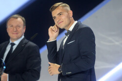 GALA LOTTO EKSTRAKLASA - OFICJALNE ZAKONCZENIE SEZONU 2017/18 --- GALA POLISH FOOTBALL TOP LEAGUE - THE OFFICIAL END OF SEASON IN WARSAW JACEK KURSKI  MICHAL HELIK