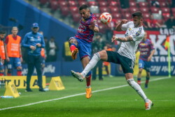 FINALOWY MECZ FORTUNA PUCHAR POLSKI SEZON 2022/23 --- FINAL OF POLISH CUP FOOTBALL MATCH IN WARSAW: LEGIA WARSZAWA - RAKOW CZESTOCHOWA BOGDAN RACOVITAN  TOMAS PEKHART
