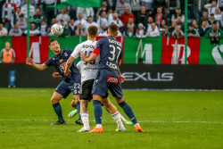 LEGIA WARSZAWA - LECH POZNAN RAFAL MURAWSKI  MACIEJ ROSOLEK  LUBOMIR SATKA
