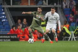 LIGA MISTRZOW REAL MADRYT - LEGIA WARSZAWA CHAMPIONS LEAGUE REAL MADRID - LEGIA WARSAW WALERI KAZAISZWILI  MATEO KOVACIC