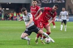 Legia Warszawa - Widzew Łódź 1:0 RUBEN VINAGRE LINDON SELAHI CARLOS ISAAC MUNOZ