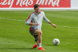 Trening reprezentacji Polski - Robert Lewandowski