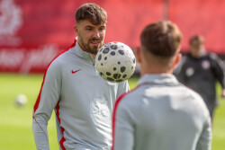 Trening reprezentacji Polski - Przemyslaw Wiśniewski