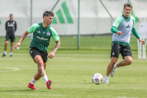 Sergio Barcia Pierwszy trening z nowym trenerem