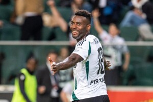 Legia Warszawa - Banik Ostrawa Jean-Pierre Nsame