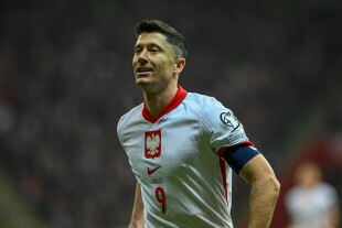 Polska - Litwa  Robert Lewandowski