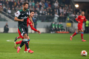 LIGA EUROPY  GRUPA H LEGIA WARSZAWA - SSC NAPOLI MATEUSZ WIETESKA  ELJIF ELMAS