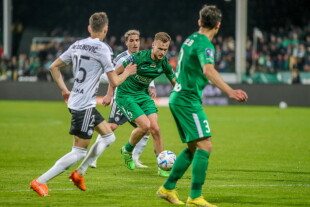 MECZ 28. KOLEJKA PKO EKSTRAKLASA SEZON 2022/23: WARTA POZNAN - LEGIA WARSZAWA --- POLISH FOOTBALL TOP LEAGUE MATCH: WARTA POZNAN - LEGIA WARSAW JOSUE  MACIEJ ZURAWSKI