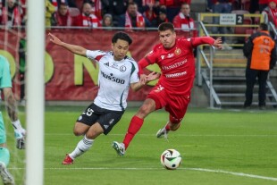 Widzew Łódź - Legia Warszawa 0:2 Samuel Kozlovsky Ryoya Morishita
