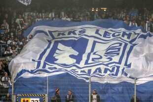 Lech Poznań flaga kibice