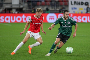 LIGA KONFERENCJI EUROPY  AZ ALKMAAR - LEGIA SVEN MIJNANS  YURI RIBEIRO