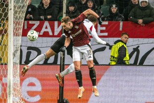 Legia Warszawa - Sparta Praga 0:1 Jan Kuchta