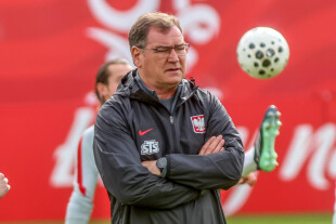 Trening reprezentacji Polski - Jan Urban