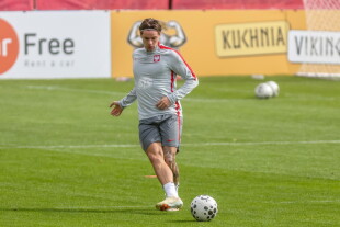 Trening reprezentacji Polski - Nicola Zalewski