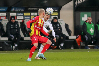 PKO EKSTRAKLASA  18. KOLEJKA MECZ LEGIA WARSZAWA - KORONA KIELCE  WARSAW DAWID BLANIK  BARTOSZ KAPUSTKA