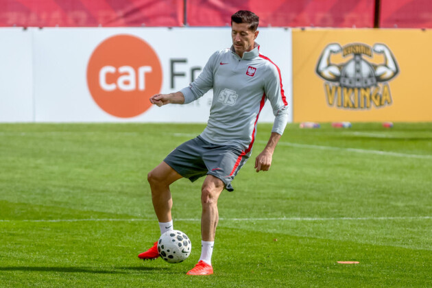 Trening reprezentacji Polski - Robert Lewandowski