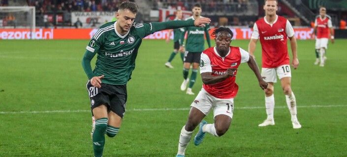 LIGA KONFERENCJI EUROPY  AZ ALKMAAR - LEGIA WARSZAWA  WARSAW ERNEST MUCI  IBRAHIM SADIQ