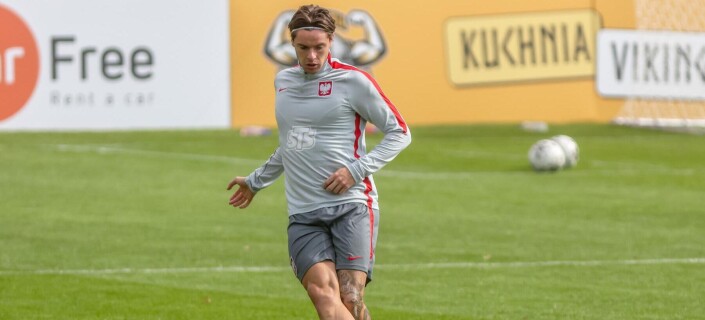 Trening reprezentacji Polski - Nicola Zalewski