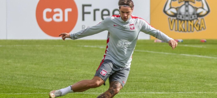 Trening reprezentacji Polski - Nicola Zalewski