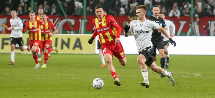 PKO EKSTRAKLASA  18. KOLEJKA MECZ LEGIA WARSZAWA - KORONA KIELCE  WARSAW JEWGIENIJ SZYKAWKA  MACIEJ ROSOLEK