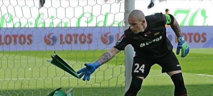 Galeria: Lechia - Legia 1:0 Mateusz Bąk