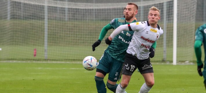 SPARING LEGIA WRSZAWA - GKS TYCHY RAFAL AUGUSTYNIAK  DANIEL RUMIN