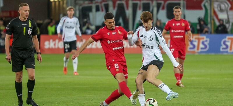 Widzew Łódź - Legia Warszawa 0:2 Juljan Shehu