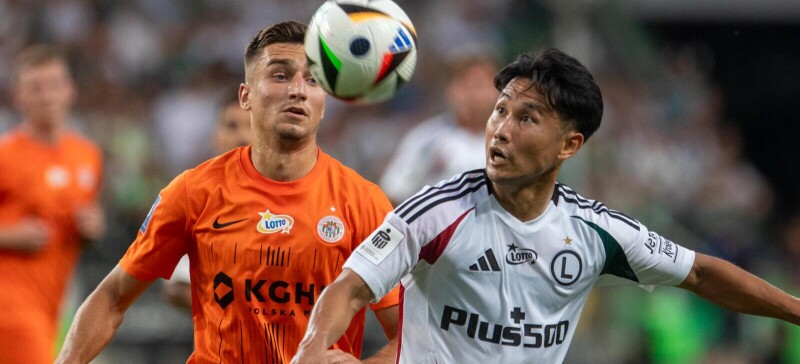 Legia - Zagłębie Ryoya Morishita Tomasz Pieńko