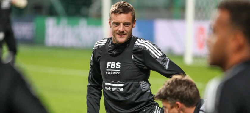 Liga Europy - Konferencja przed meczem Legii z Leicester City Jamie Vardy